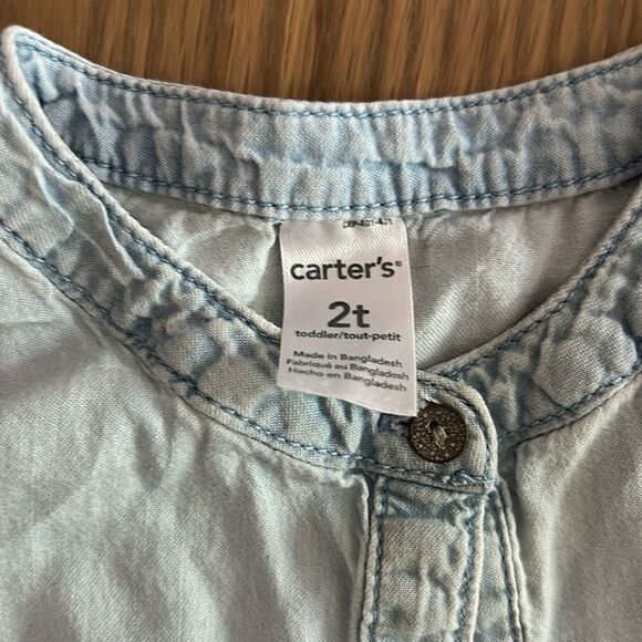 Carters long sleeve blouse 2T - Picture 2 of 2